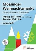 Plakat Weihnachtsmarkt